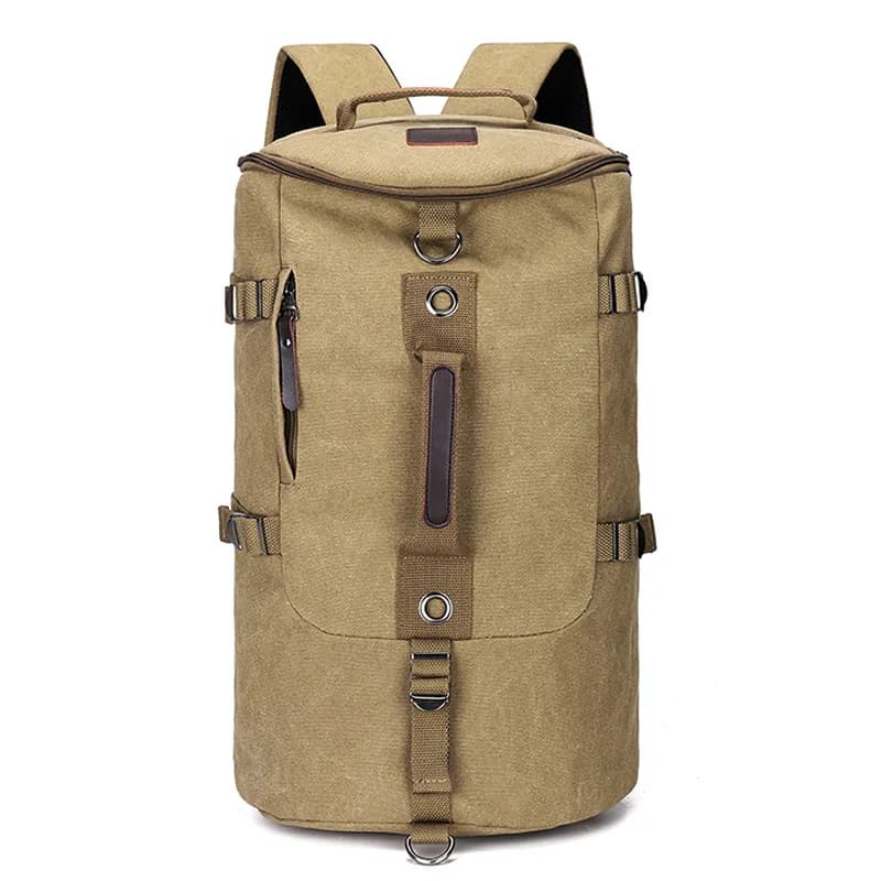2025 high quality Men Bag Canvas Backpack Large Capacity Man Travel Bag Mountaineering Backpack High Quality 2 sizes Back Pack