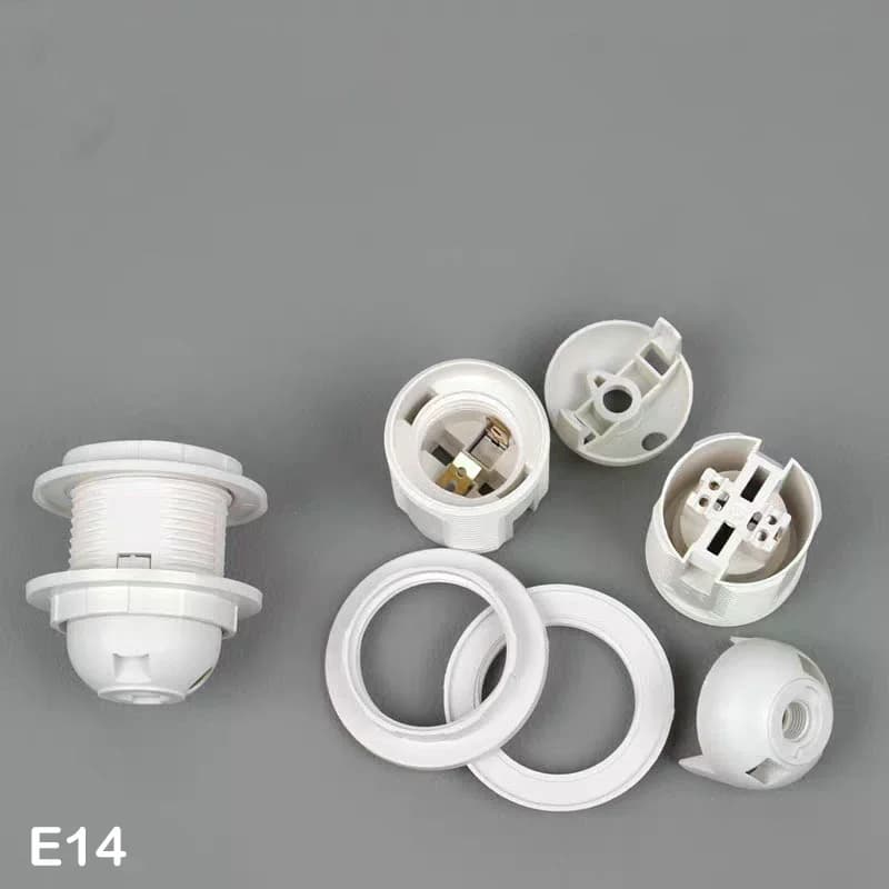Portalampada E14 E27 M10 per Lampadine LED, Supporto Elettrico per Lampade a Sospensione, Convertitore per Paralumi