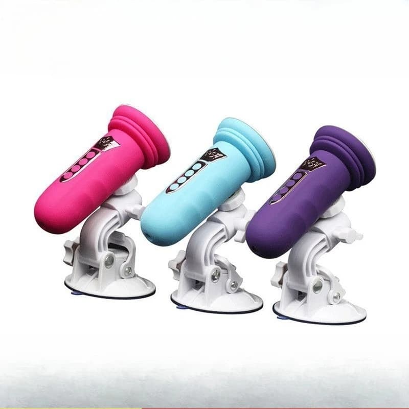 Telescopic Plug Heating Gun Machine 360 ° Swing G Point Vibration Masturbator Gun Machine Platform Accessories Automatic