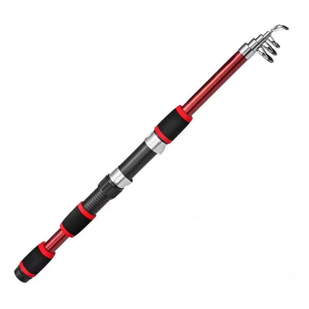 Fishing Rod Telescopic 1 Piece with Mulinello for Combo Canna and Mulinello, Fishing Spare Parts, Fishing Rod for Turists, Surfcasting Rod