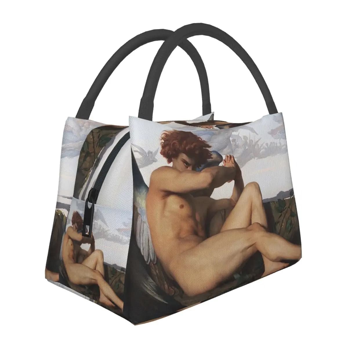 Fallen Angel By Alexandre Cabanel Insulated Lunch Bag for Women Storage Food Boxes Portable Container Cooler Thermal Lunch Box