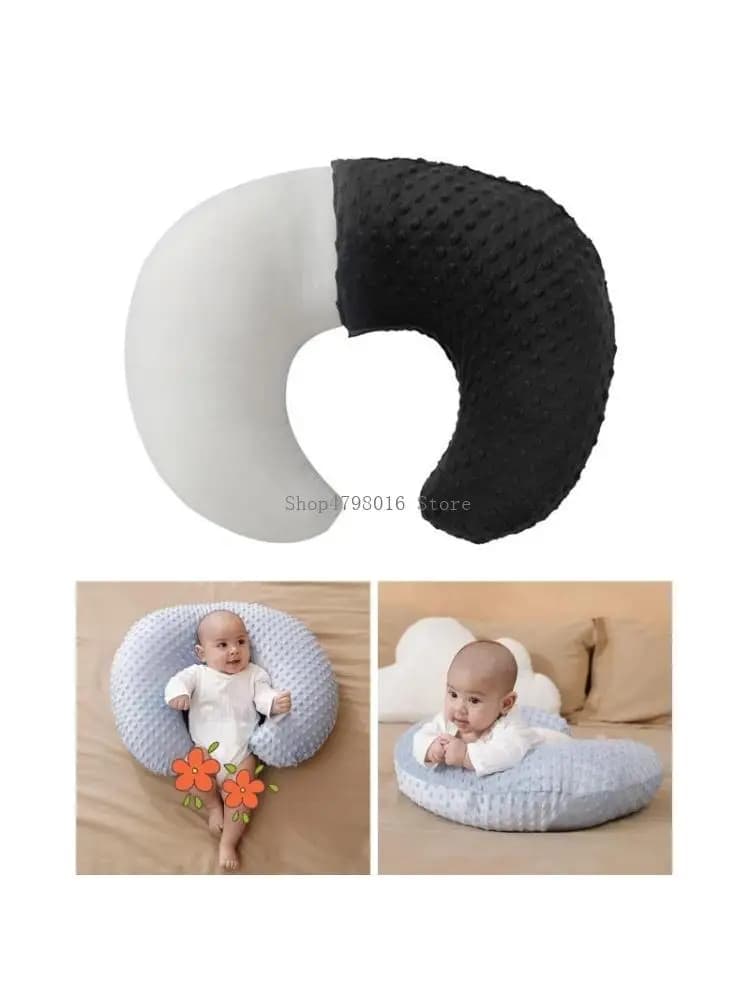 Bay Breast Feeding Pillow Safe & Gentle Fabric Nursing Pad Washable Cover Removable Infant Sleeping Pillow