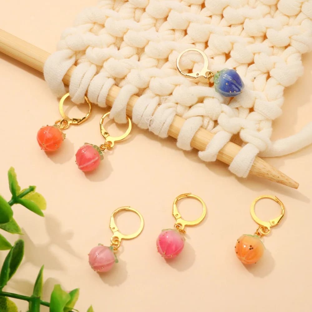 Set di Accessori per Cucito Fai-da-Te: Marcatori per Maglieria, Ciondoli per Segnare Punti, Contatori per Uncinetto e Tessitura