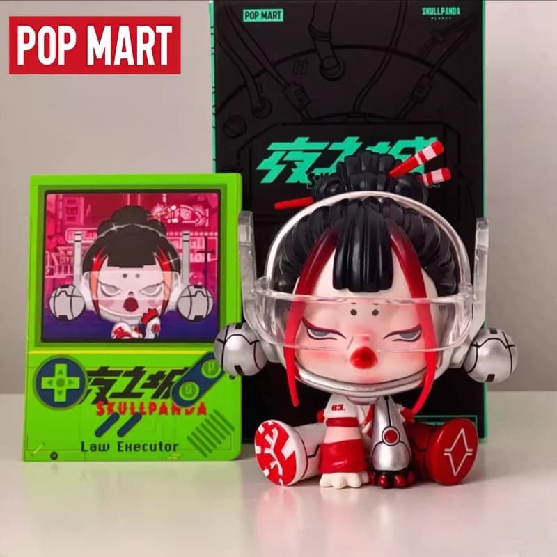 Pop Mart Skullpanda City of Night Series Full Set Trendy Action Figure Blind Box Collectible for Adults Desktop Ornament Gift