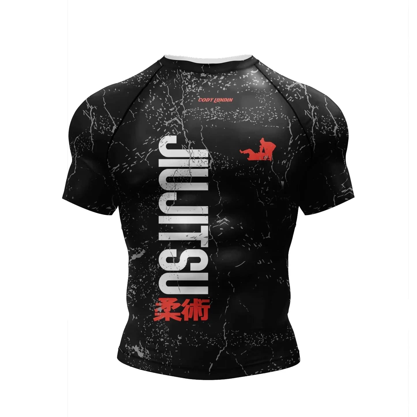 2026 Anti-Gloves Jiu-Jitsu T-Shirt, Polyester and Spandex Blended Kickboxing Training Suit, Compression Fabric, Gym Sports Top