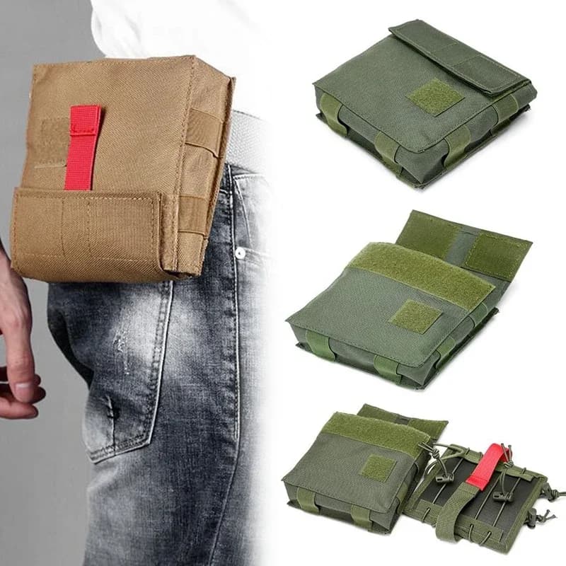 Custodia medica tattica MOLLE Borsa di pronto soccorso per esterni Campeggio Escursionismo Sport Rip Away Panel Kit di avventure da campeggio