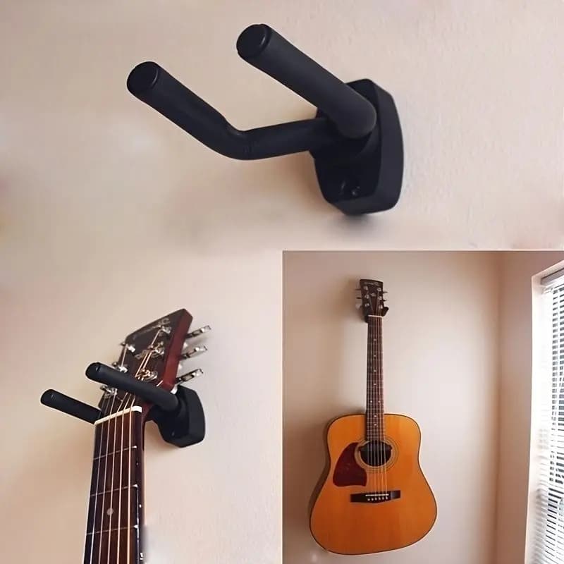 Supporto da Parete per Chitarra, Gancio Corto per Violino e Ukulele, Staffa Universale per Erhu, Banhu, Hulusi