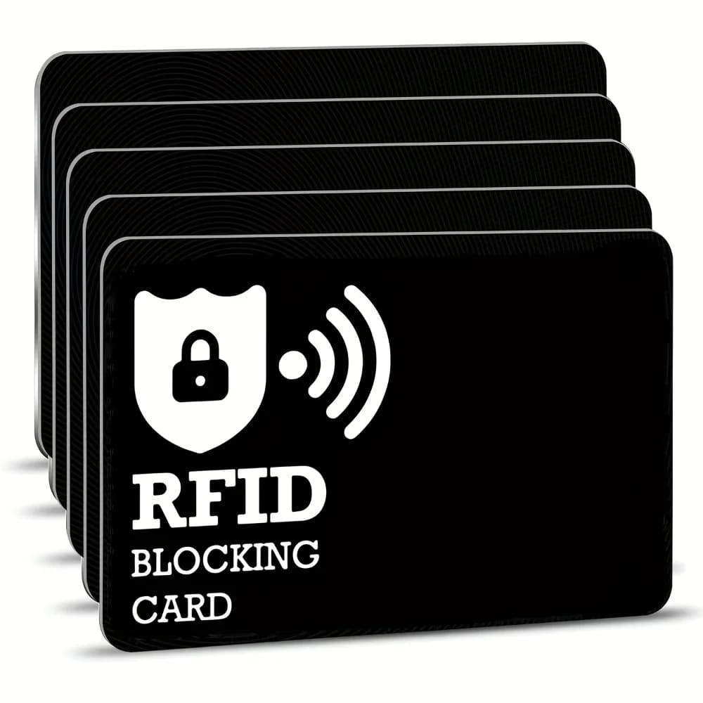 5/10 Pz Set Cards RFID Block Cards Credit Cards NFC Passport Protection Lock Smart Card Sets Design RFID Blocker