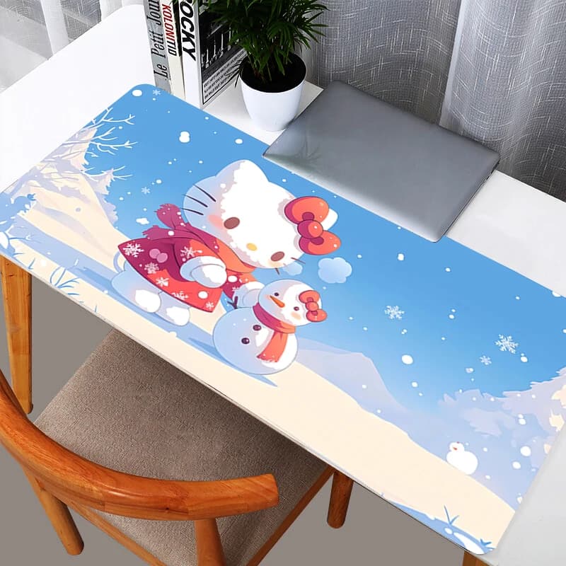 Hello Kitty 900*400 Mouse Mats Anime Desk Mats for Office Games Accessories for PC Play Mats New Laptop Keyboard Mats