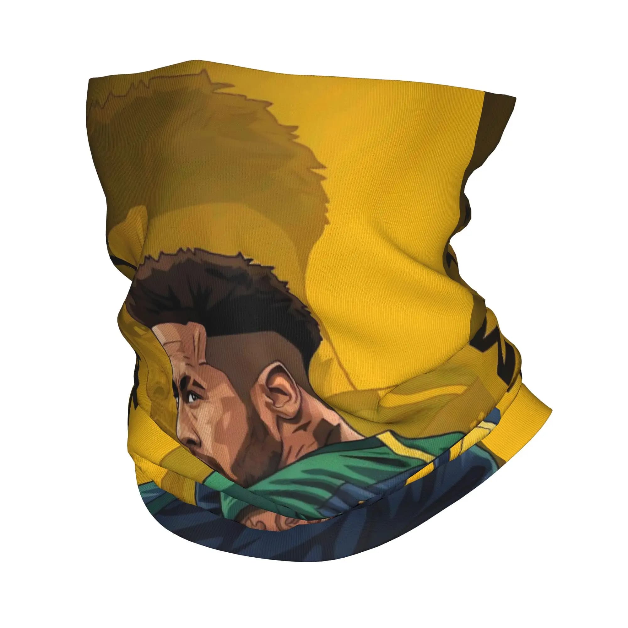 Bandana da Calcio Neymar Brasile, Scaldacollo con Numero 10, Sciarpa Multifunzionale per Viso, Maschera per Escursionismo per Uomini e Donne Adulti