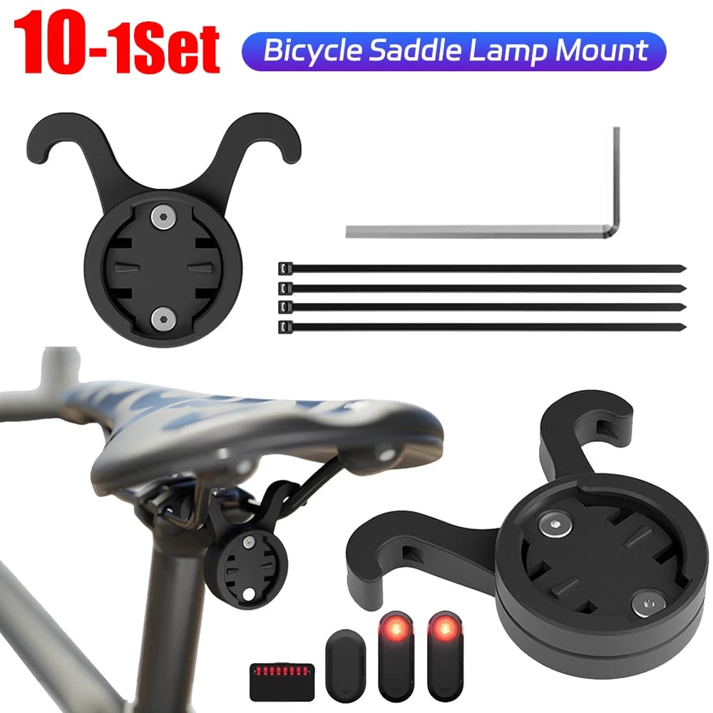 Support for bicycle saddle lamp Support for rear tail light for anti-slip bike Back saddle support for shockproof bicycle for radar Garmin
