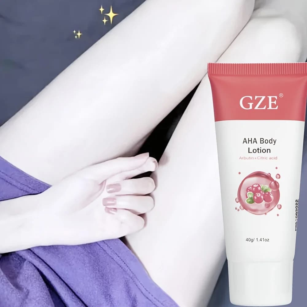 The body moisturizing cream GZE AHA moisturizes, suitable for the body, armpits, buttocks and inner thighs