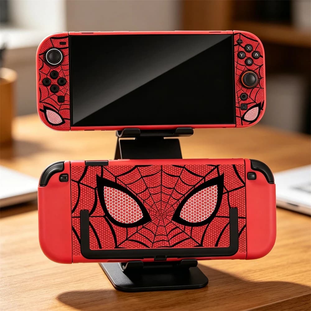 Marvel Spider-Man Protective Case for Switch 2 (2025),Hard Cover Protector, TV Dock Station Base Case for Nintendo Switch 2