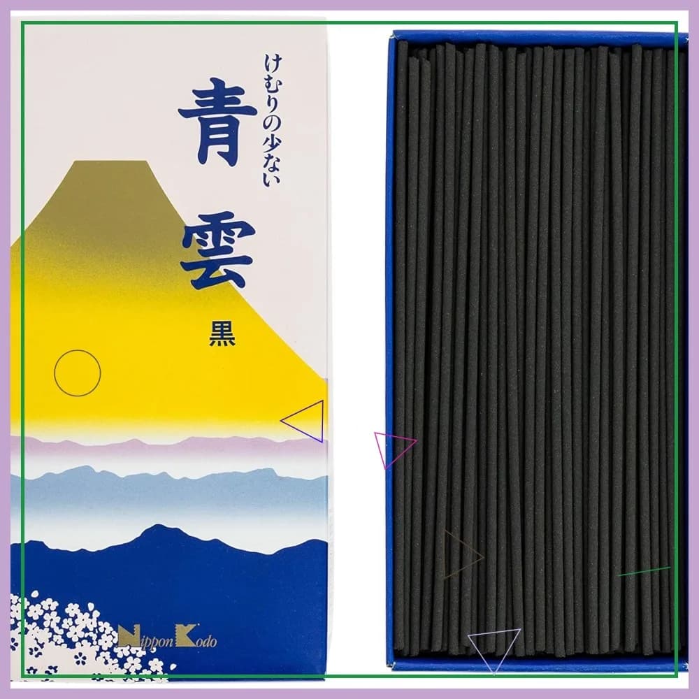 Bastoncini d'incenso Seiun Chrysanthemum - 16 x 8 x 3 cm - Blu - Nippon Kodo 258