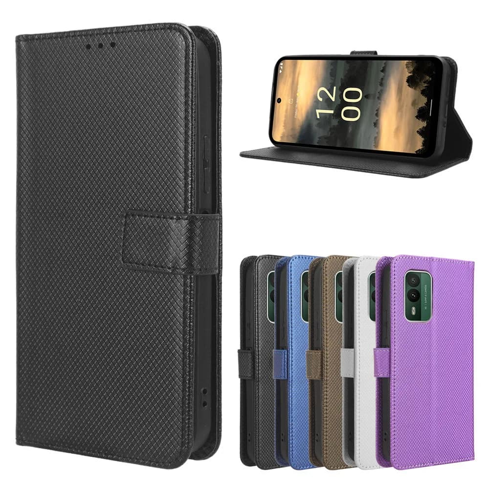 Custodia in pelle Proteggi la copertura per Nokia XR21 Flip Stand Cover per Nokia XR21 XR 21 Portafoglio Porta carte Phone Coque