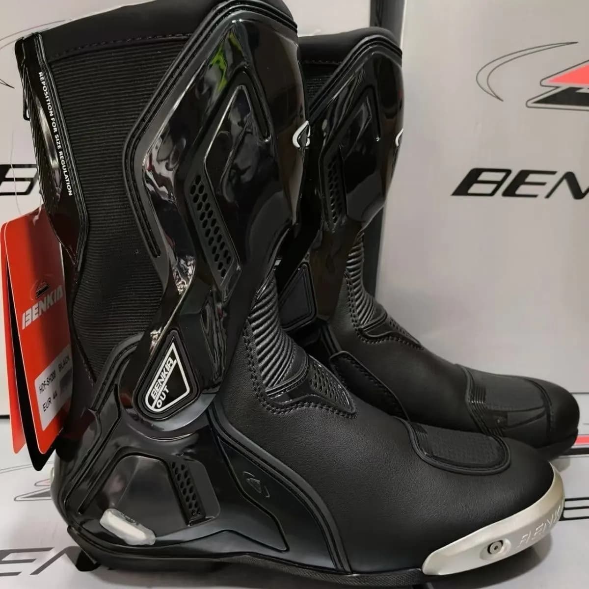 BENKIA Summer Moto Botas Certificazione CE Stivali da equitazione professionali da corsa Zapato anticollisione fuoristrada per rally