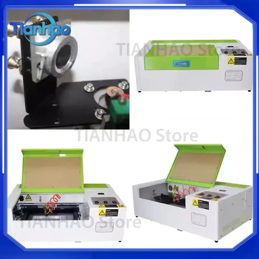 40W Laser Engraving Cutting Machine Kit for H0102 with DSP Offline Controller LCD Panel and Honeycomb Board 300x200mm