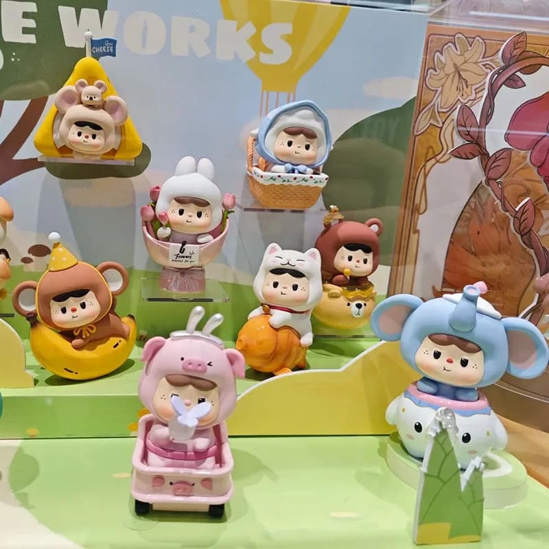 Baobao Spring Camping Trip Series Blind Box Guess Bag Mystery Box Toys Doll Cute Anime Figure Desktop Ornaments Gift