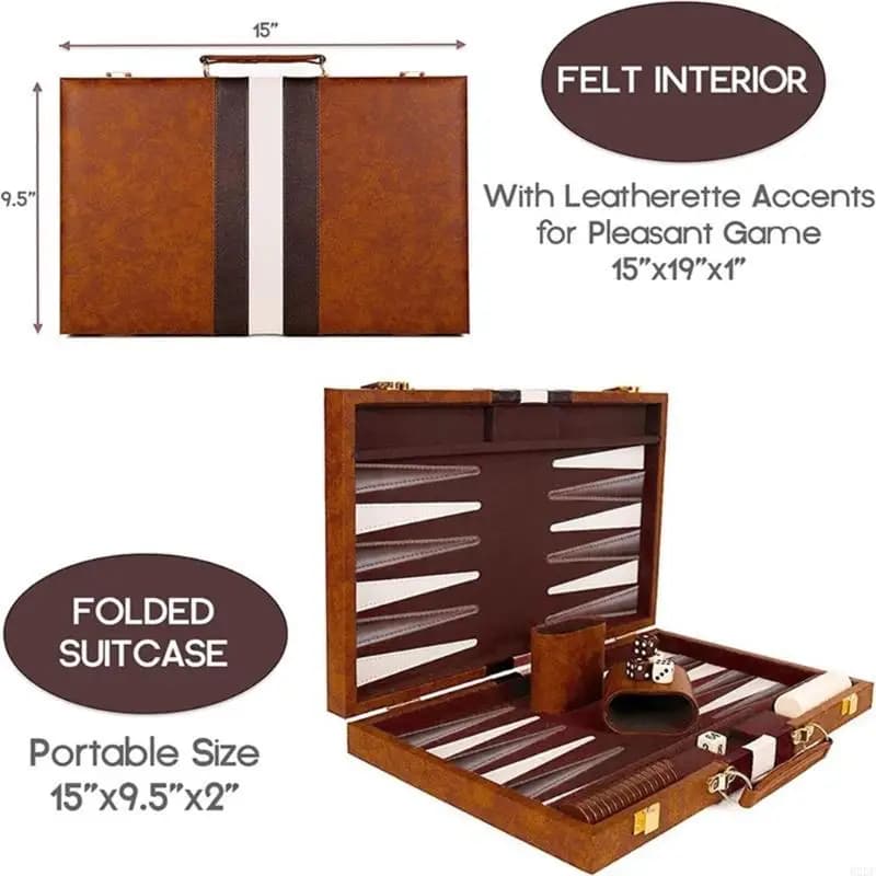 Premium Backgammon Game Set Long Enjoyment