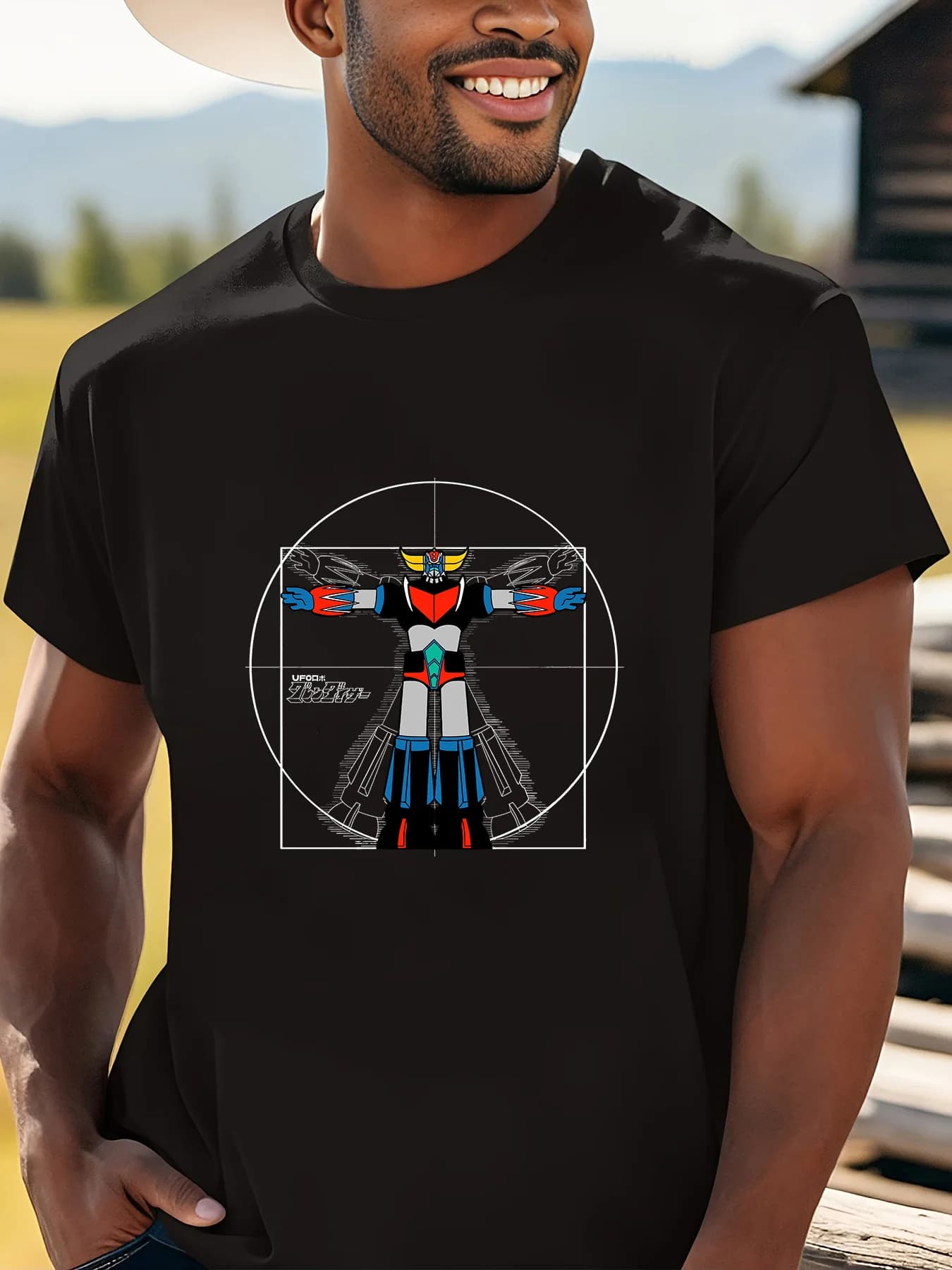 New Men Mechanical Coolplin T-shirt 100% Pure Cotton, Trendy and Fashionable Suitable for Daily Outdoor Sports and Casual Wear