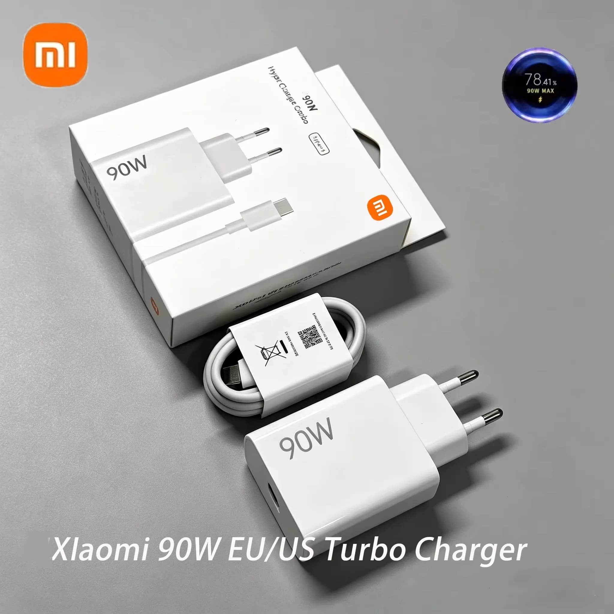 Original XIAOMI 90W Turbo Fast Charge Adapter 6A Cable For Xiaomi 15 14 13 11 Pro Ultra Lite Redmi Note 12 POCO