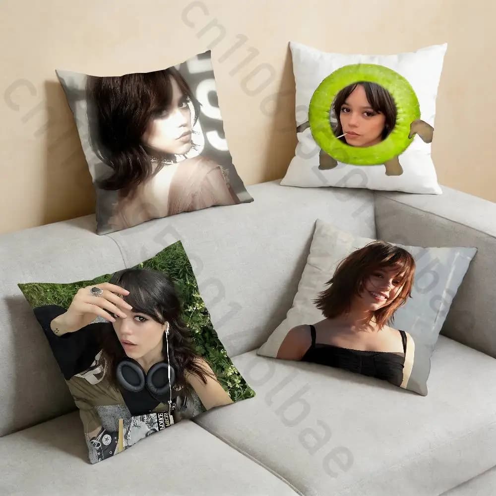 J-JENNA O-ORTEGA Pins fodera per cuscino, fodera per cuscino del divano del soggiorno, fodera per cuscino del letto della camera da letto, decorazione per la casa