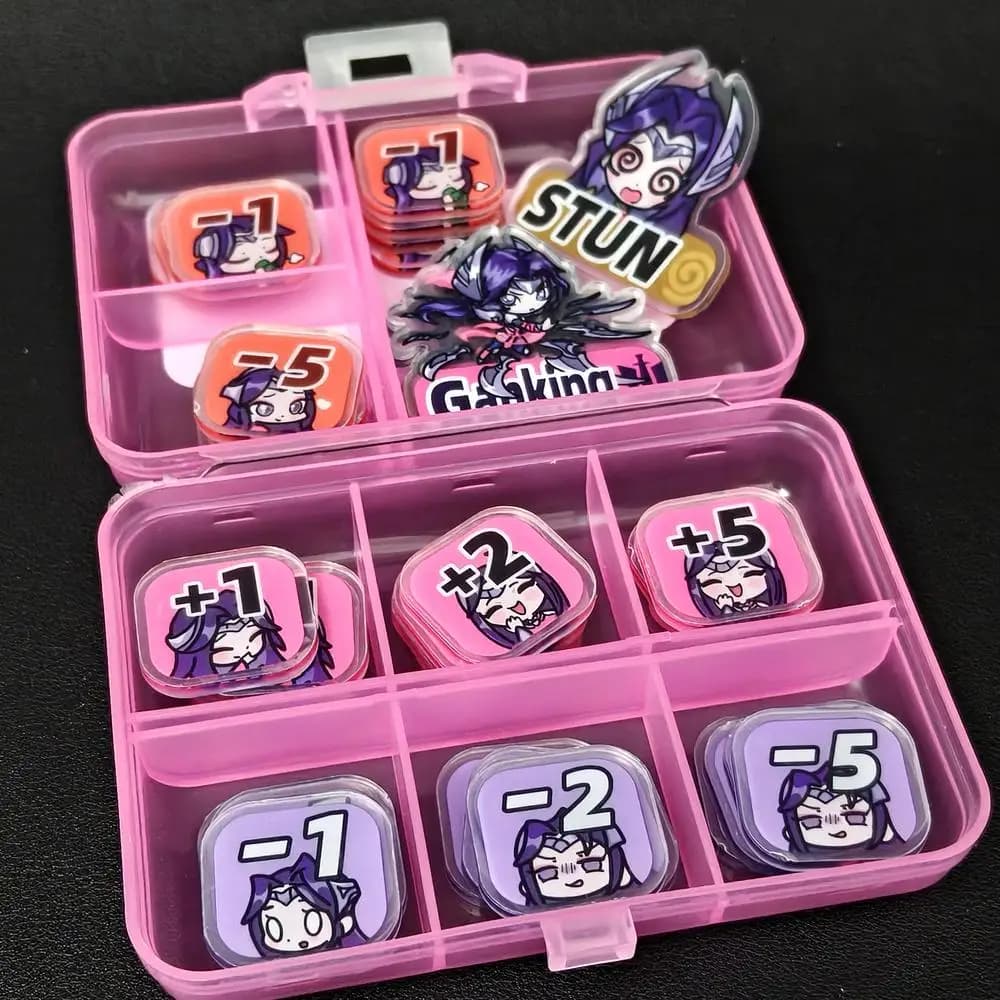 Diy Self Made Goddess Story The Blade Dancered Damage Counter Irelias Board Game Battle Card Accessories Damage Counter Gift Toy