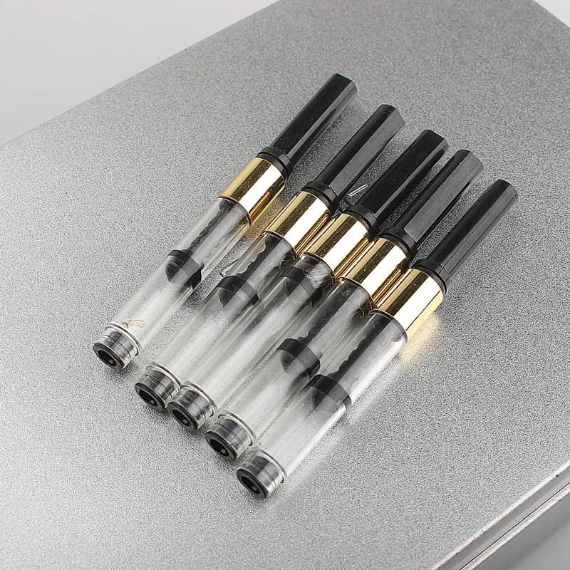 High Quality Gold Universal 3.4 Caliber Ink Cartridge Fountain Pen Ink Absorber Stationary Supplies Ink Pot