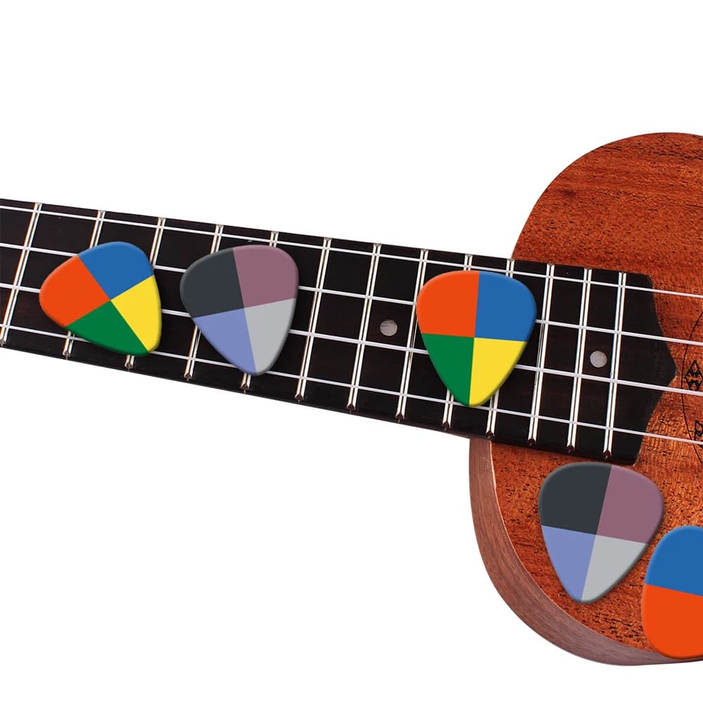 SOACH 10 pz/lotto 0.71Mm 0.46 1.0 spessore contrasto colore plettri per chitarra modello pagaie per chitarra parti accessori per chitarra pick