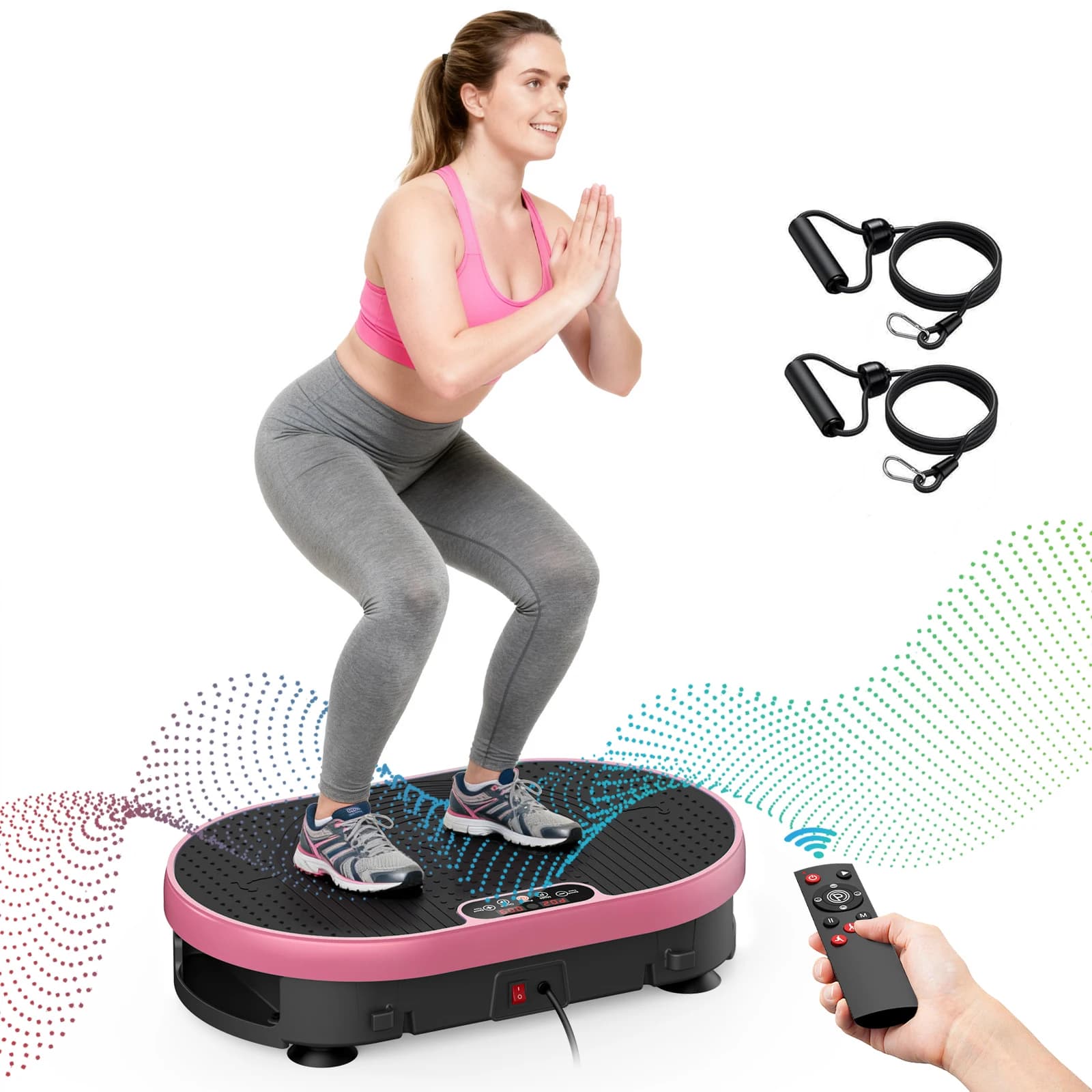 Full Body Exercise Pedal, 120 Levels, Remote Control, Domestic Training, Fitness Platform for Burning Fats and Losing Weight