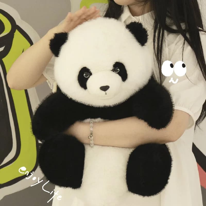 Wholesale of panda plush toys, Huahua simulation giant panda doll dolls, plush pillows and gifts