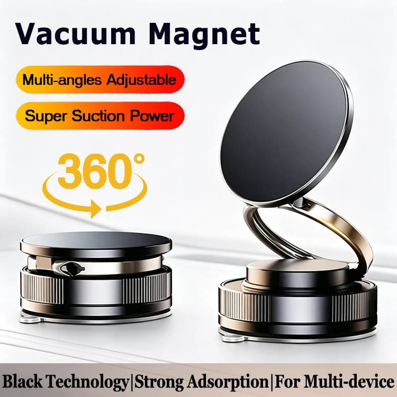 Supporto Magnetico per Telefono con Regolazione Multi-Angolo, Design con Forte Aspirazione Magnetica, Supporto Pieghevole per Navigazione, Mini Supporto per Auto, Nuovo