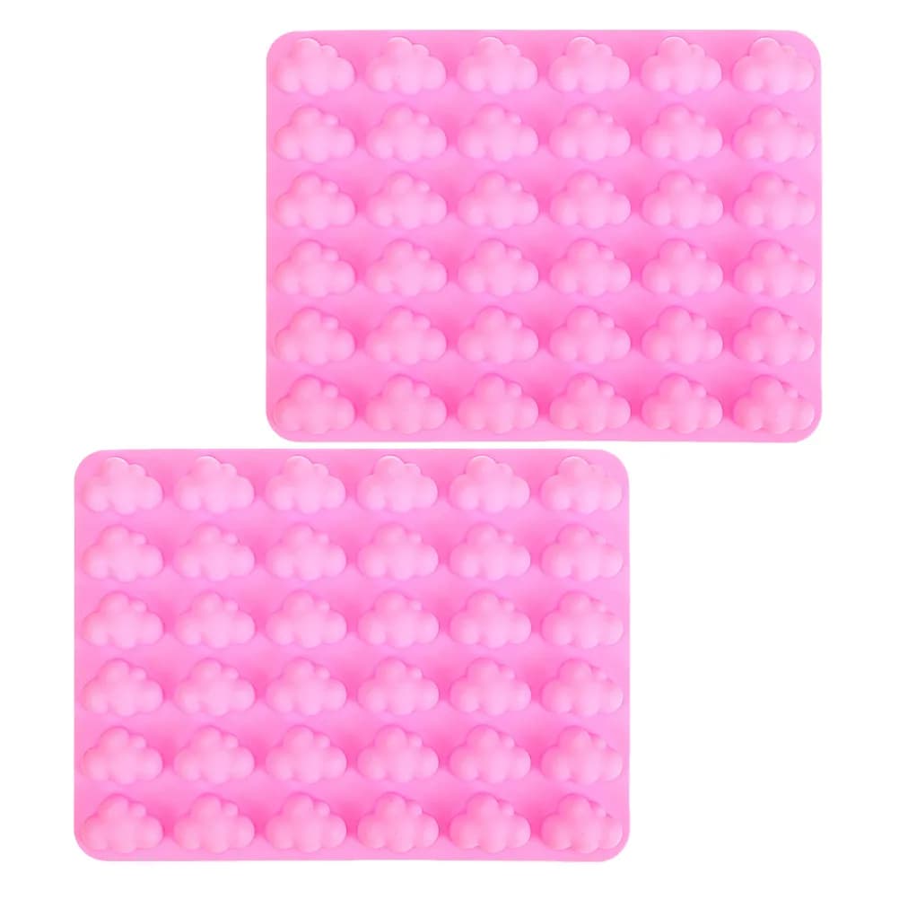 Stampo in silicone da 2 pezzi, sicuro, riutilizzabile, multifunzione, per cioccolato, budino, gelatina, torta, stampo per artigianato in resina per principianti