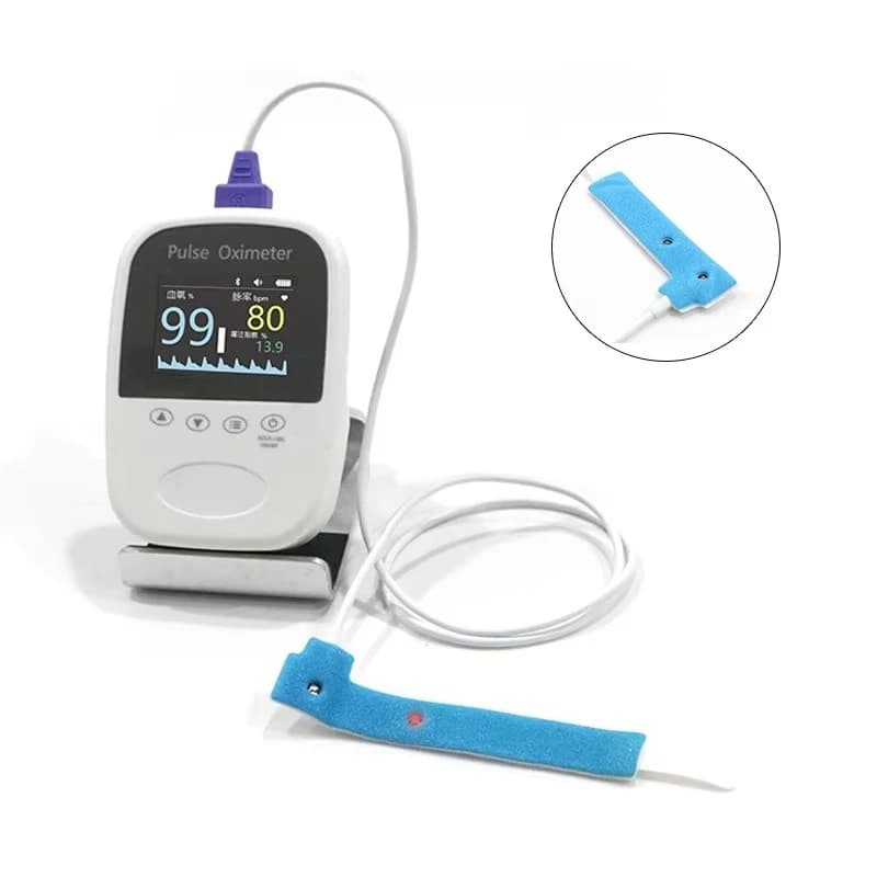 Portable Pediatric Pulsometer for Newborns, Battery Powered