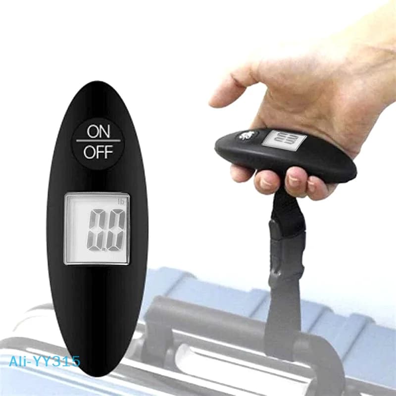 【Y】 Bilancia tascabile elettronica da 40 kg/100 g Bilancia per bagagli portatile Bilancia per bagagli digitale da viaggio ad alta precisione