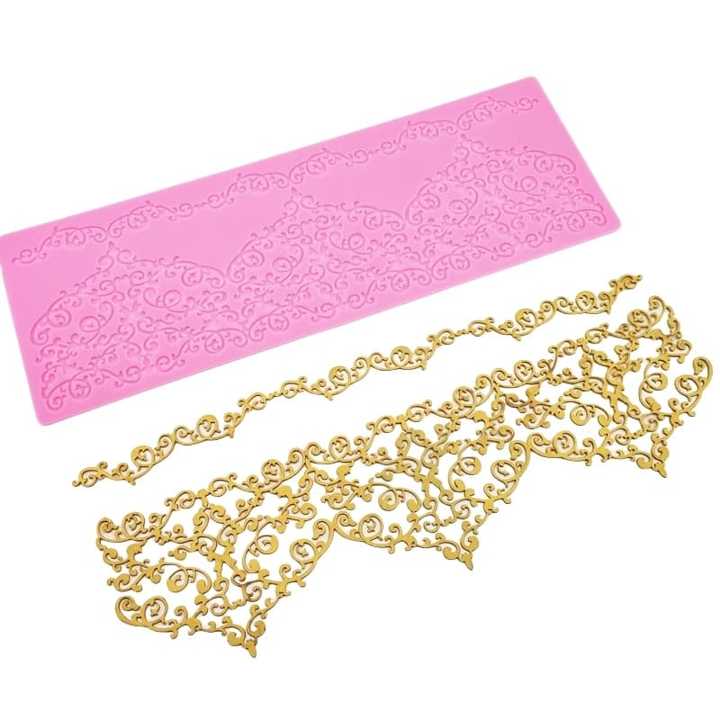 6 Designs GX143 Silicone Lace Pad Candle Aromatherapy Decoration Mold DIY Gypsum Resin Epoxy Craftwork Mould