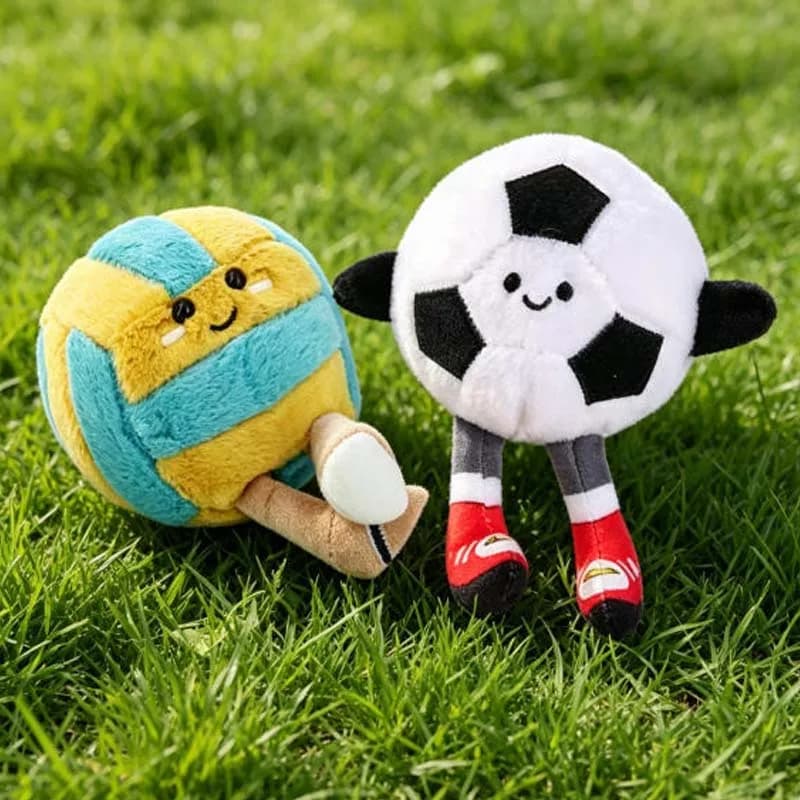 New Plush Toys & Dolls，Football, English Beach Volleyball keychains And Pendants Perfect As Car Keychains Or Stylish Bag Pendant