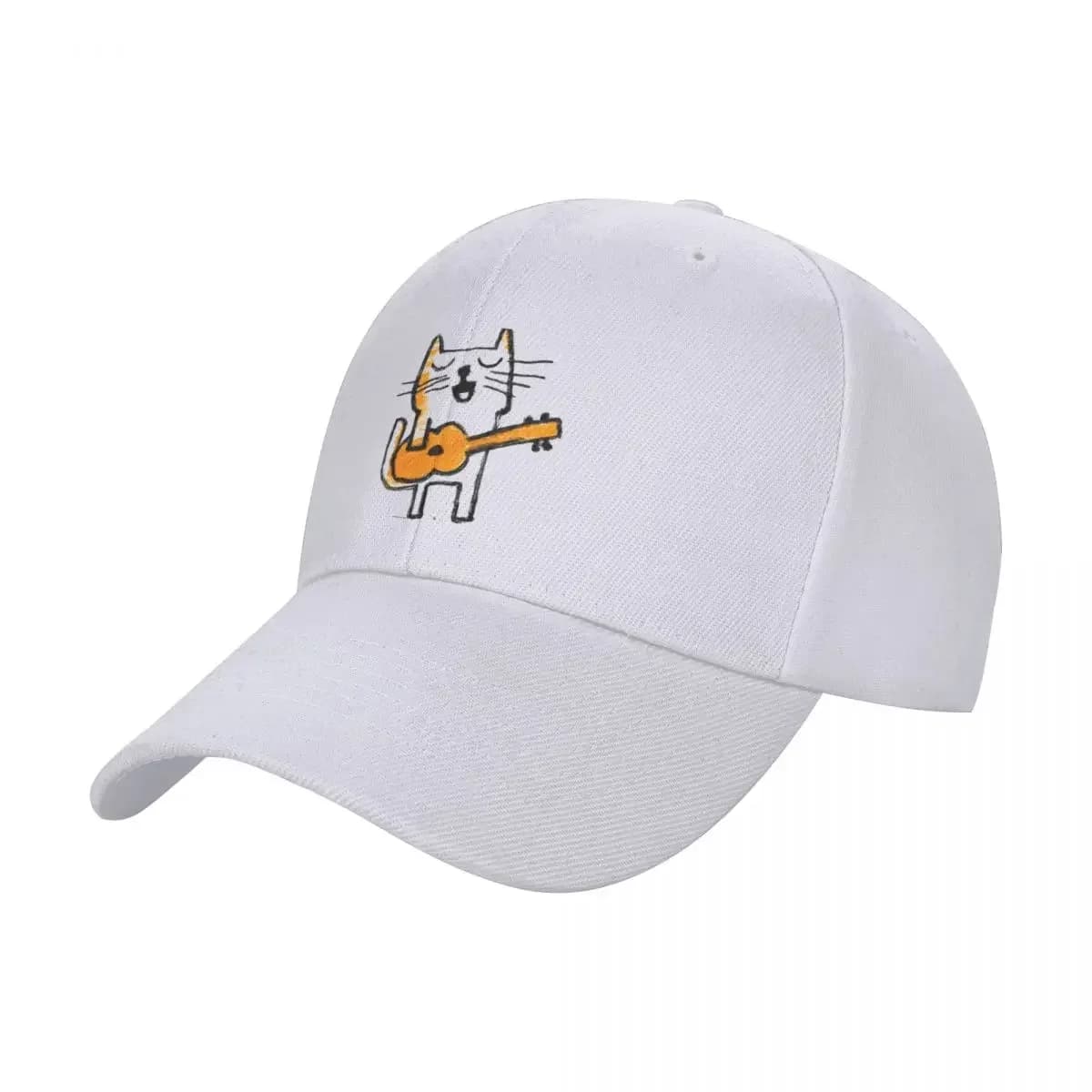 Cappello da baseball con visiera Ukulele Cat, cappello sportivo, dropshipping, cappelli da uomo e da donna