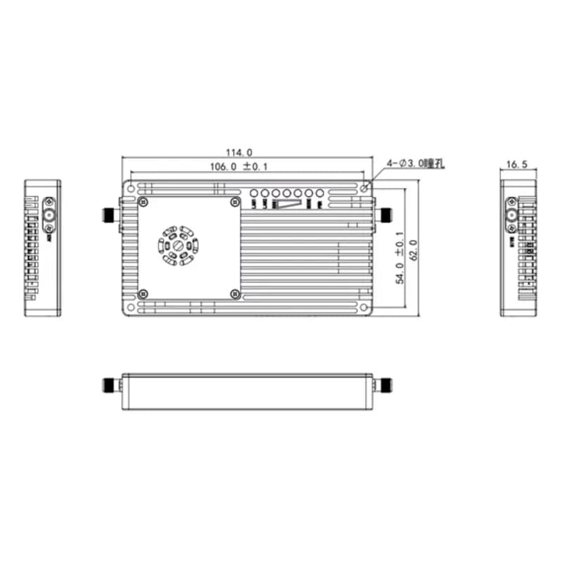 C33-K5 (Radio Integrato Drone UAV 2W 5km)
