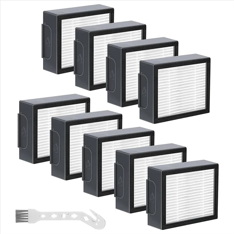 Filtro HEPA di ricambio da 9 pezzi per iRobot Roomba Series: aspirapolvere E5 E6 E7 I1 I3 I4 I5 I6 I7 I8 J7 (non per J7 +)