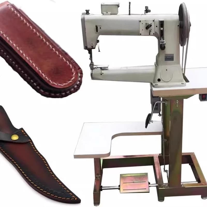 Thick material floor mat cotton shoes hemming edge banding edge tying high car sewing machine 441 short arm needle car leather