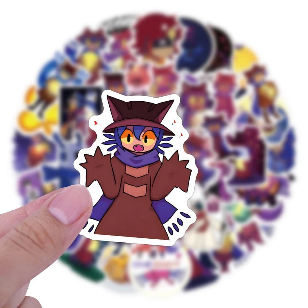 10/30/60pcs Divertente Gioco di Pixel OneShot Adesivi Graffiti Impermeabili FAI DA TE Bottiglia di Acqua Del Telefono Notebook Cute Cartoon Decalcomanie Decorazione