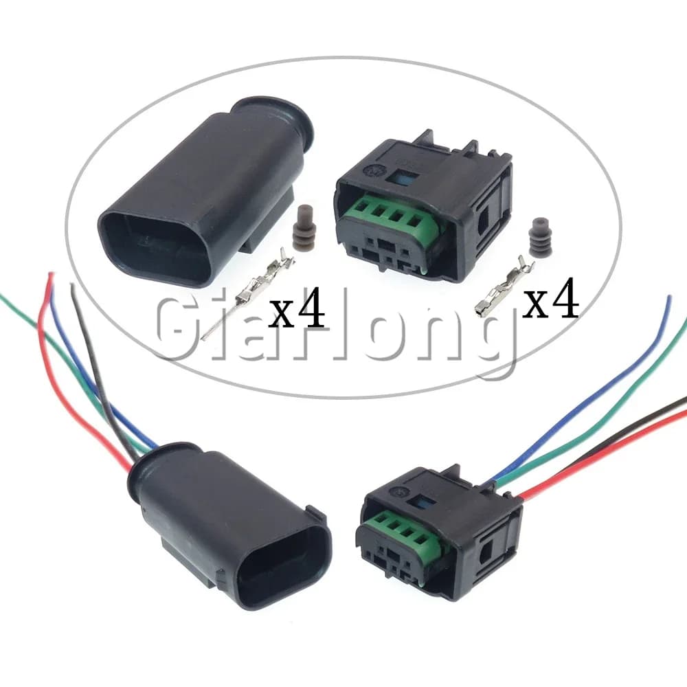 Set di 4 Connettori 1-967640-1 968399-1 per Fari Posteriori Auto, Accessori 8E0971734, Presa per Sensore Ossigeno e Cavo Elettrico