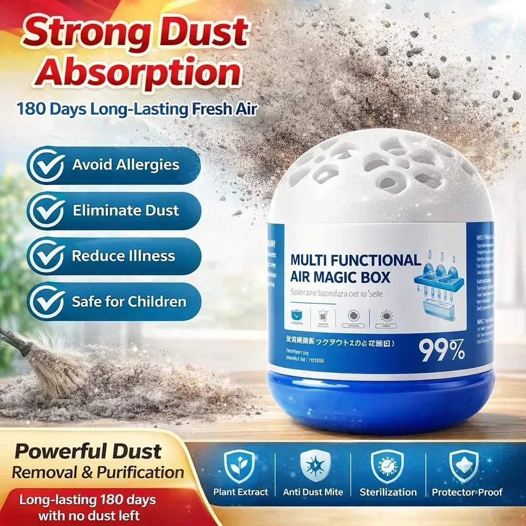 1/2/4 Pezzi Scatola Purificatrice d'Aria Naturale con Formula Vegetale per Casa, Camera da Letto, Soggiorno, Stanza dei Bambini, Cucina, Spazi per Animali Domestici, Utilizzo 24H