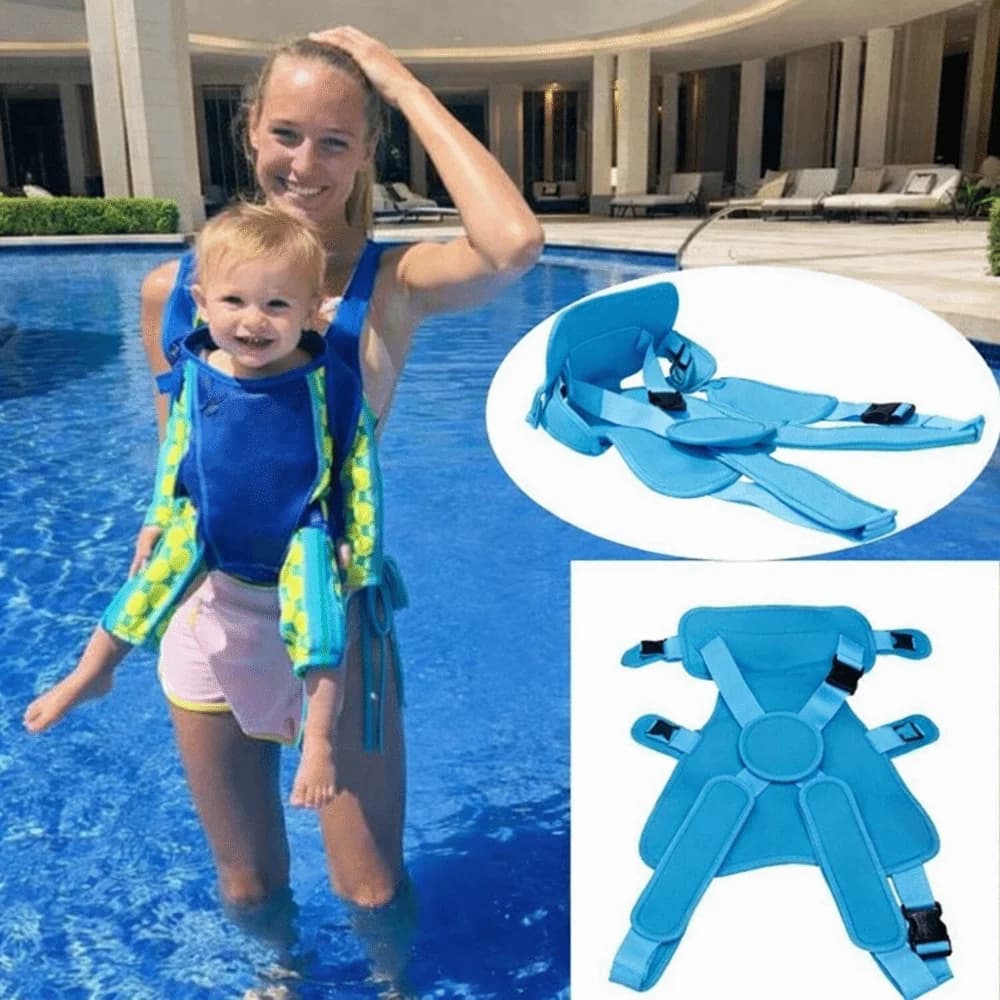 Cinghie Regolabili per il Nuoto del Bambino, Tracolla Doppia Funzione Comoda per Immersione e Nuoto, Cinghie di Sicurezza per il Trasporto del Bambino, Uso Quotidiano Doppio