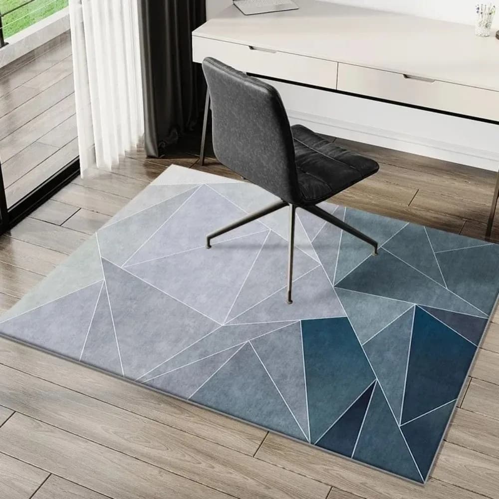 VIKAMA Tappetino per sedia da gioco, tappeto da scrivania antiscivolo per computer, protezione da pavimento per sedie girevoli in uffici domestici, tappeto per decorazioni per la casa