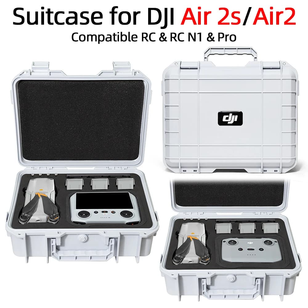 Custodia Antiesplosione per DJI Mavic Air 2S, Scatola di Sicurezza per il Trasporto, Borsa a Mano con Tracolla, Borsa Portatile per Accessori DJI Air 2
