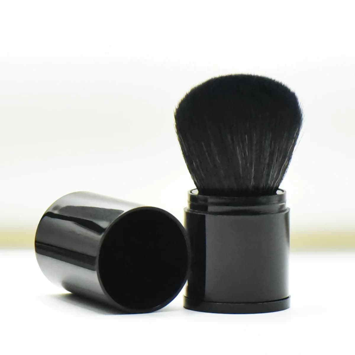 Portable Multifunctional Travel Dust Brush for Essential Beauty Items in Movement