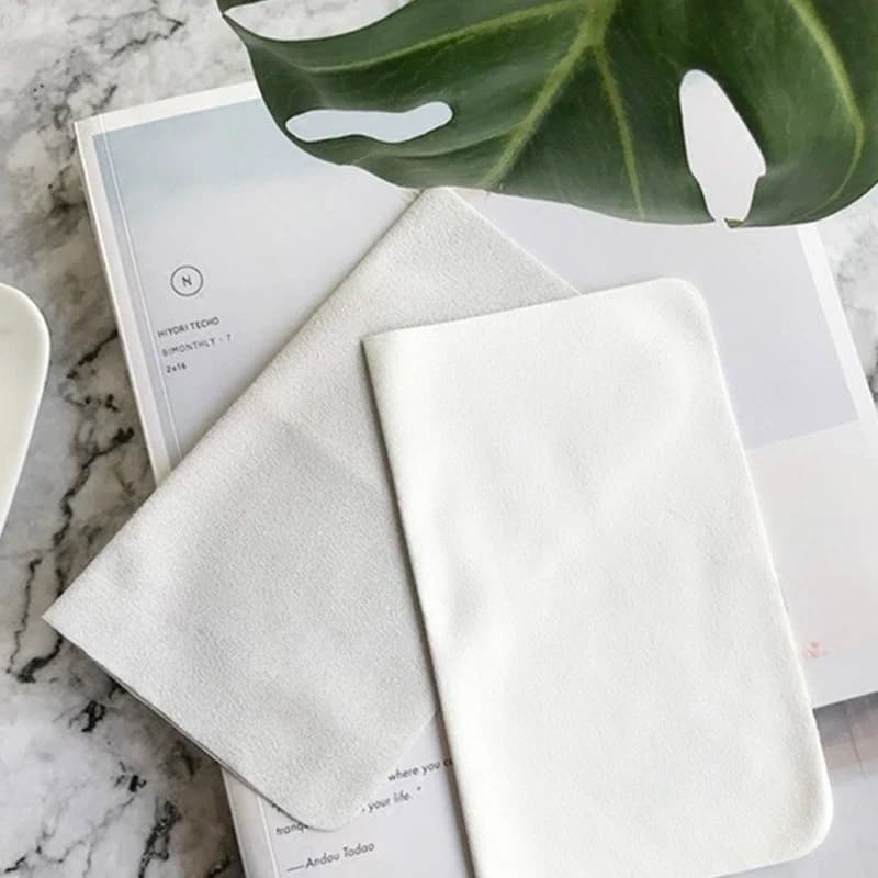 10 pezzi di panno per occhiali in microfibra per la pulizia delle lenti, occhiali, schermi, fotocamere, occhiali, panno (5 pezzi grigio + 5 pezzi di panno bianco)