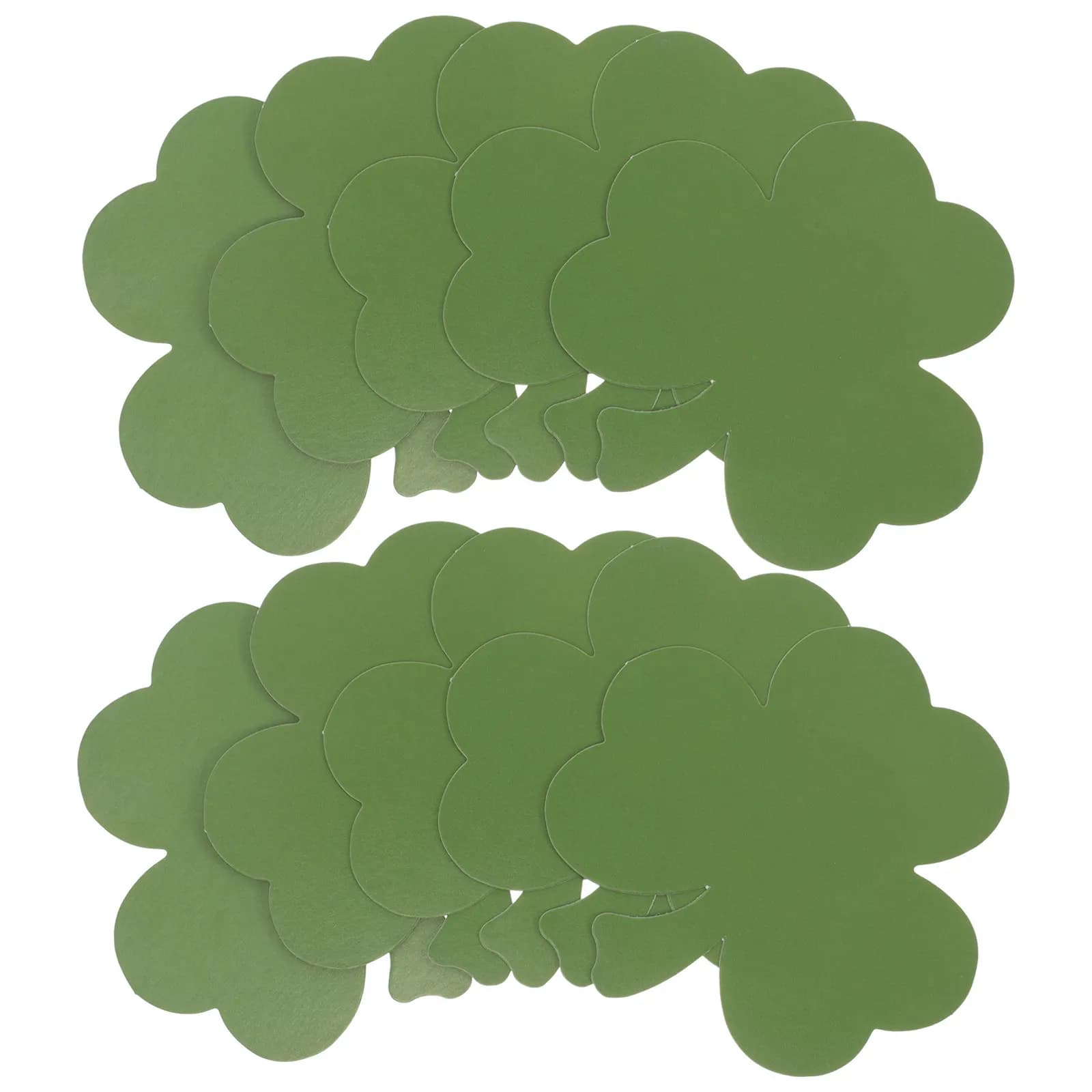 1Set Clover Leaf Paper Cutouts Decorative Wall Art Classroom Bulletin Board DIY Cut Paper Decorations School Kindergarten